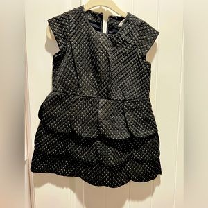 Black and gold dress